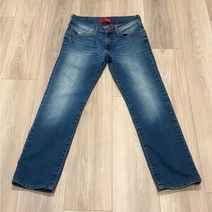 GUESS Los Angeles Men's Lincoln Slim Straight Blue Denim Jeans Size: 30x29